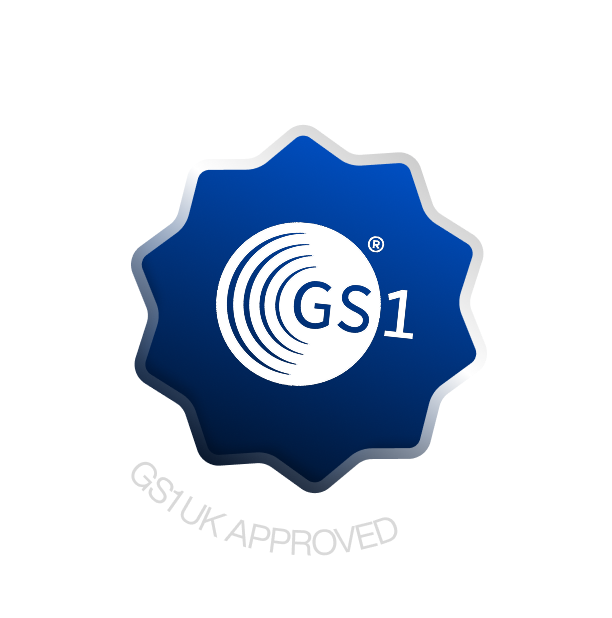 GS1 UK Approved Partner badge