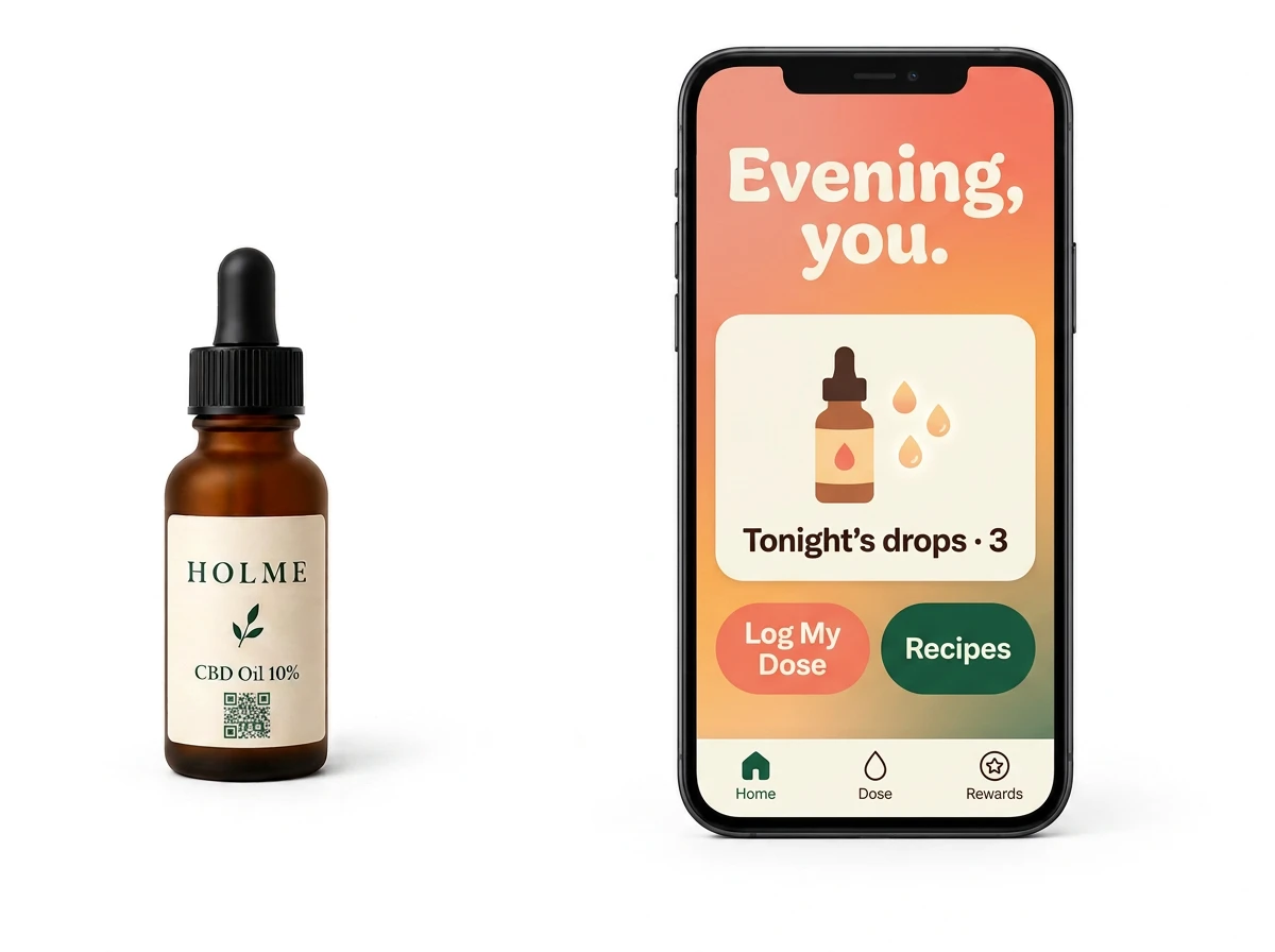 CBD products with a connected SmartLinks experience