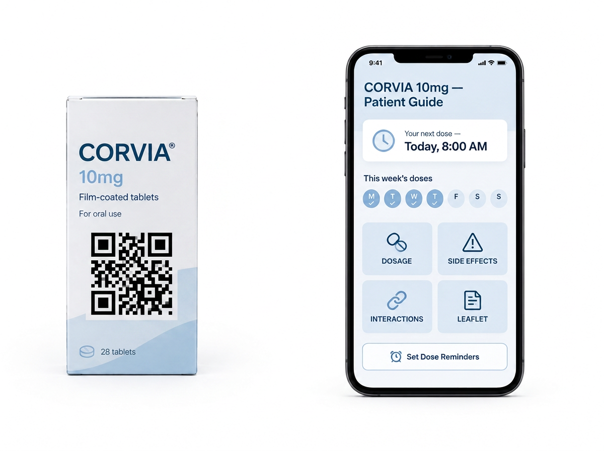Medicine products with a connected SmartLinks experience