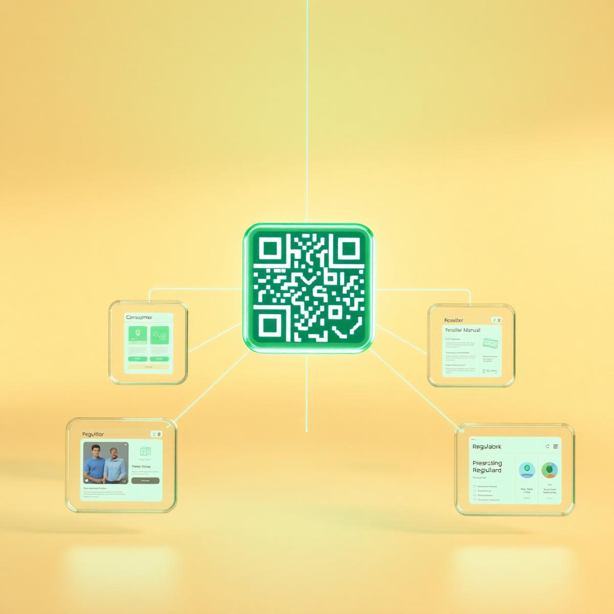 One QR code resolving to four different destination portals for different audiences