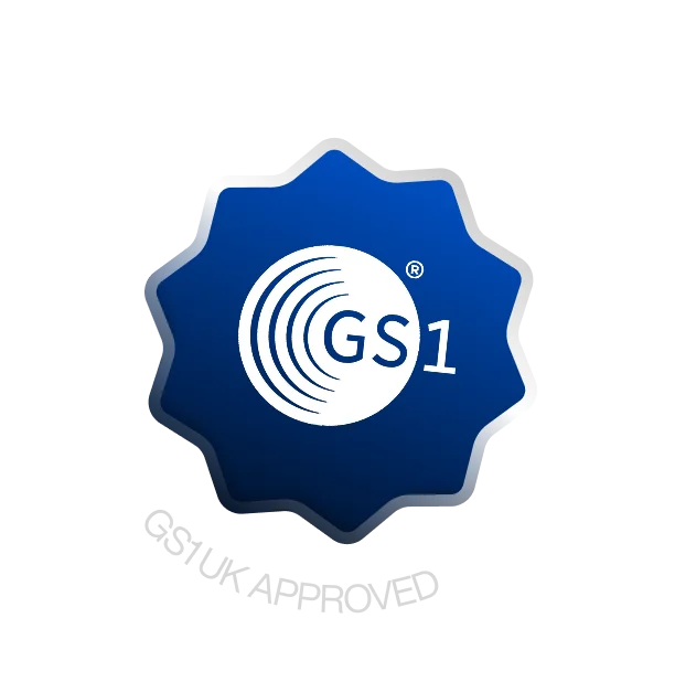 GS1 UK Approved Partner badge — SmartLinks certified GS1 Digital Link resolver