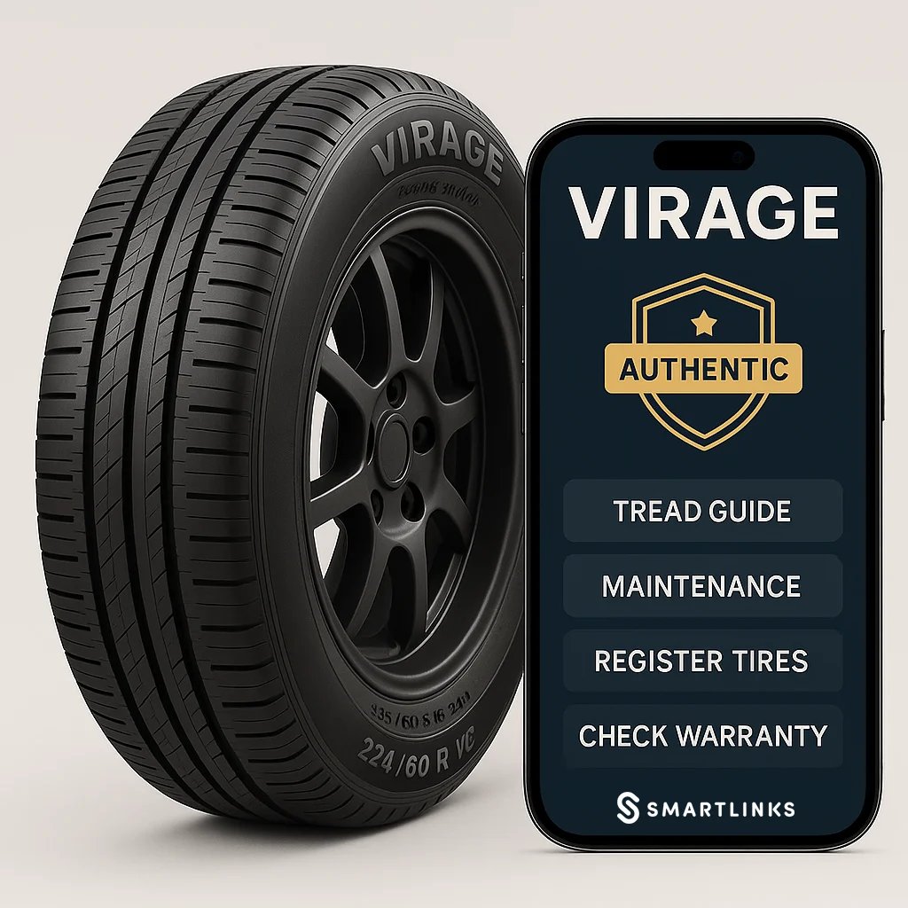 Combat Counterfeit Automotive Parts — SmartLinks connected product illustration