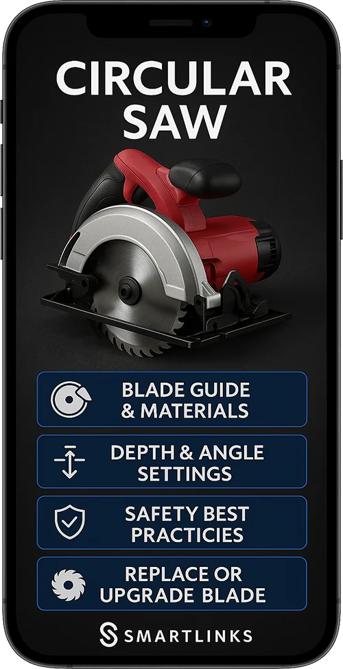Connected power tool with SmartLinks digital product passport — example 2